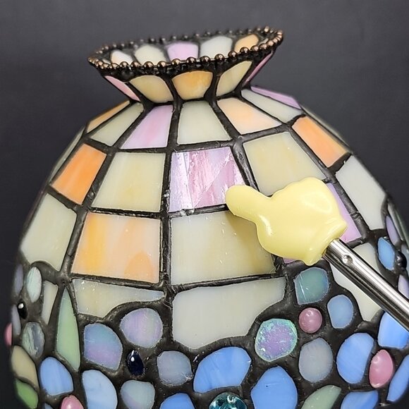 Retired "Partylite" Hydrangea Tealight Candle Lamp Gorgeous! - Picture 12 of 13